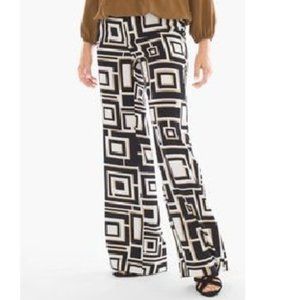 Chico's Ultimate Fit Pant Square Deco Print 10